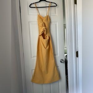 Yellow Mermaid Dress